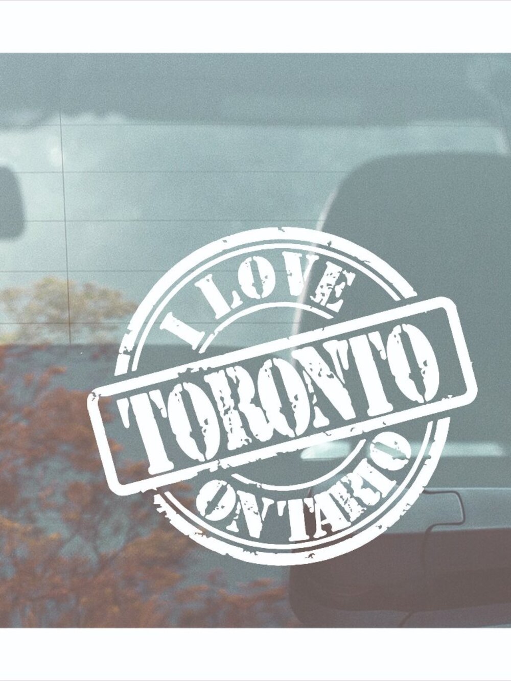 I love Toronto Ontario Decal 6x6 inch